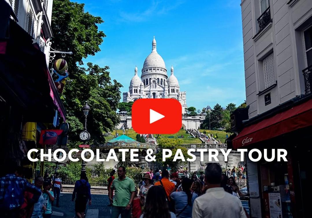 Tour group walking toward Sacré-Cœur during Paris Chocolate & Pastry Tour video thumbnail