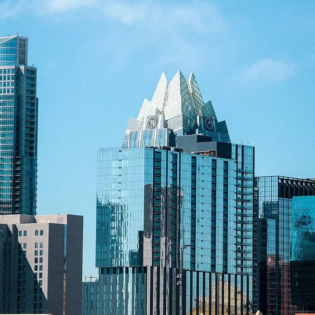 Austin skyline featuring the Frost Bank Tower